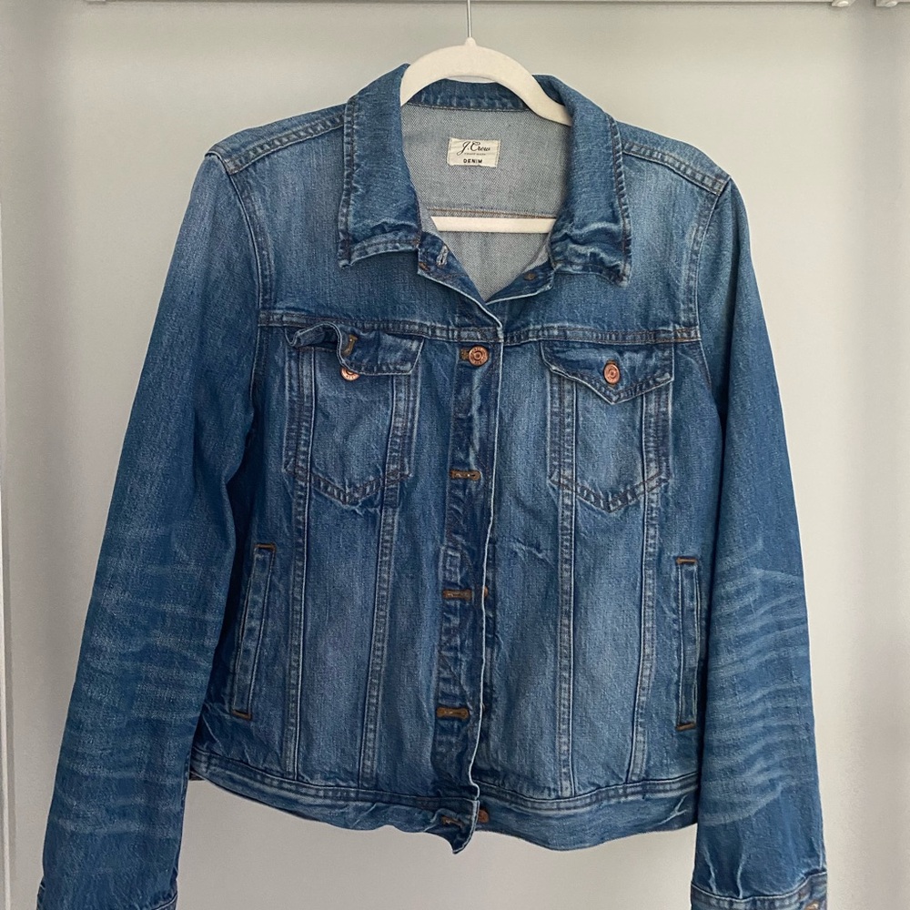 J. Crew Medium Wash Denim Jacket